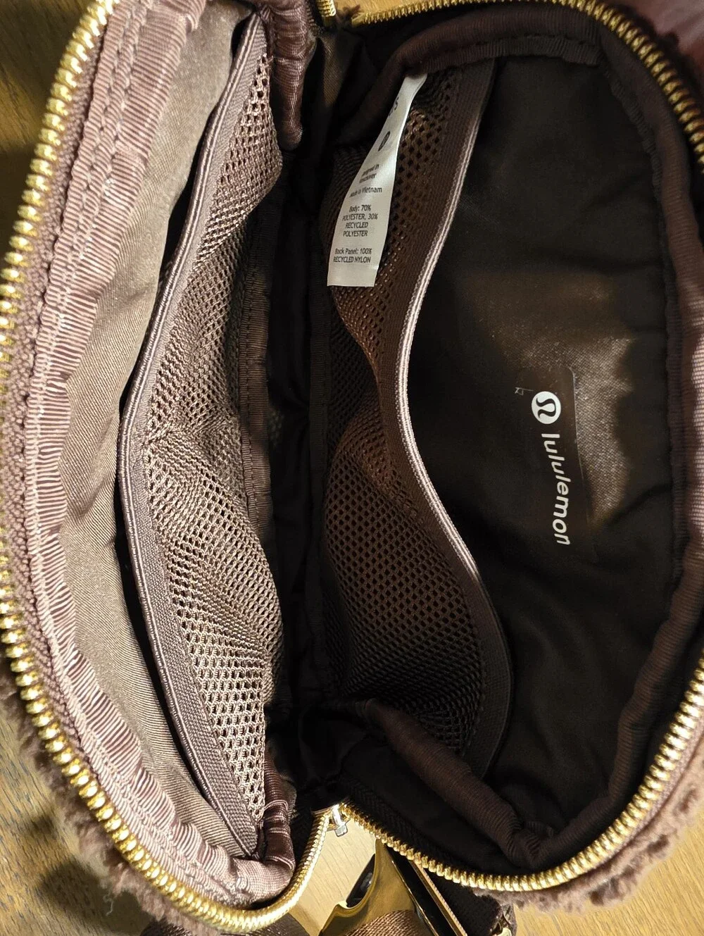 Lululemon Everywhere Brown Sherpa Belt Bag